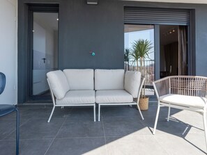 Terrace/patio - Modern apartment in Malaga with panoramic views and contemporary comfort (Málaga)