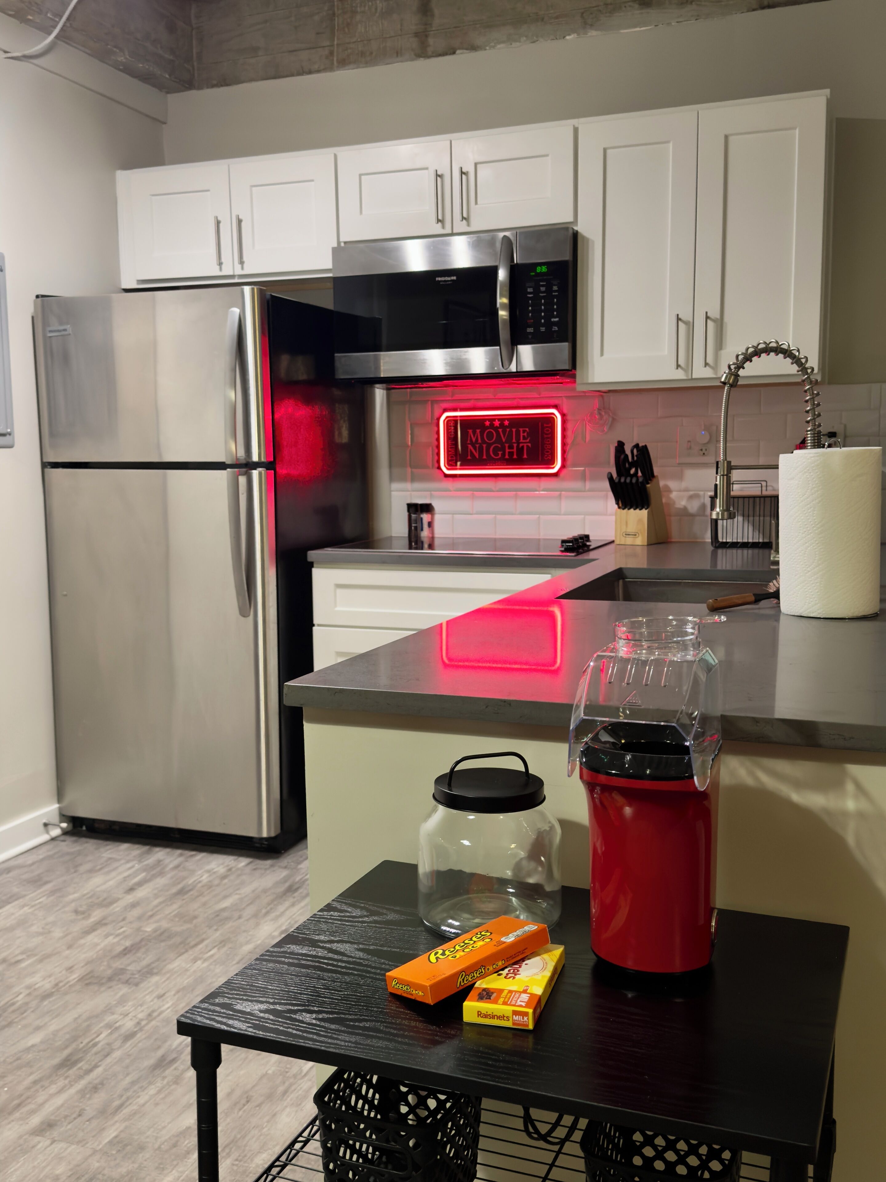 Microwave, stovetop, dishwasher