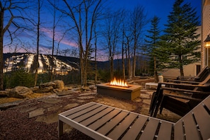 Terrace/patio - Mystic  Retreat | Hot Tub & Lake Harmony Access (Lake Harmony)