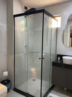 Apartment | Bathroom - Flat Quality Comfort CoHouse - Tambaú (João Pessoa)