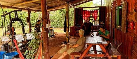 Opções para refeição ao ar livre