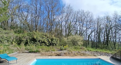 La maison du Dolmen 4 or 6 p with pool