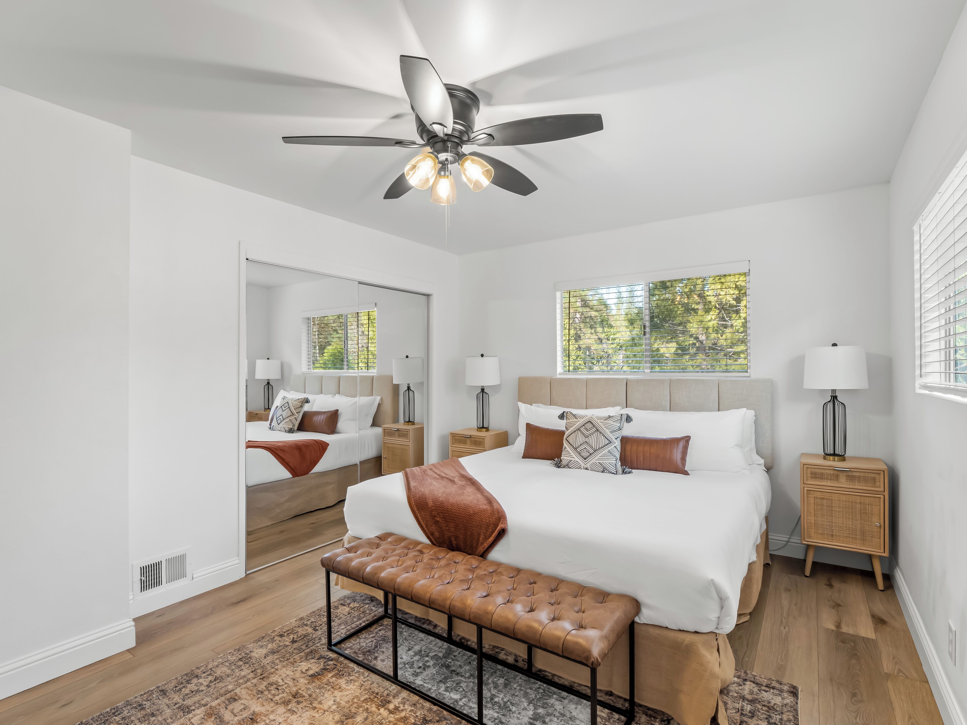 Desk, iron/ironing board, travel crib, free WiFi