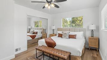 Desk, iron/ironing board, travel crib, free WiFi