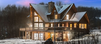Epic 9-Bed Yellowstone Lodge 🤠 Theater, Bars, Sauna & Ski Views ⛷️