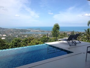 Pool - Great Sea View Mountain Villa Koh Samui (Koh Samui)