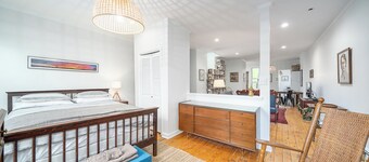 Full Floor of Historic Mid-Town Rowhouse WFH