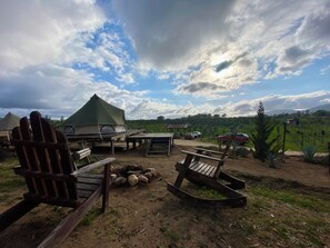 Klassieke kamer, uitzicht op wijngaard | Terrein van de accommodatie