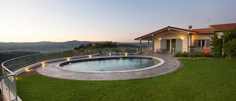 Una piscina climatizada