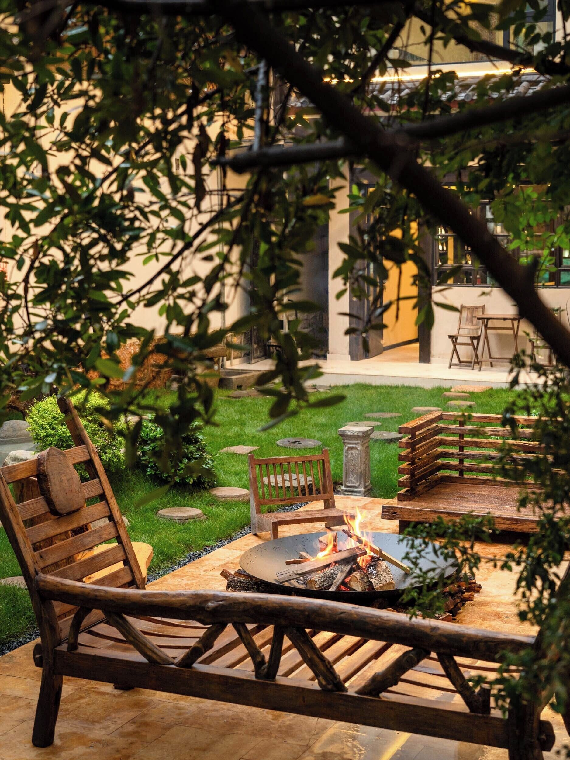 Uitzicht vanuit accommodatie