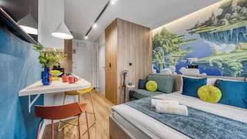 Strykjärn/strykbräda och gratis wi-fi