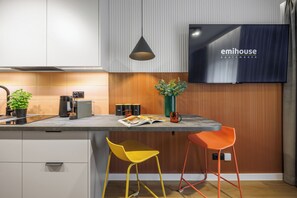 Studio Suite, 2 Single Beds, Non Smoking, Air conditioning | Private kitchenette - Emihouse Rubikon Apartments (Rzeszów)