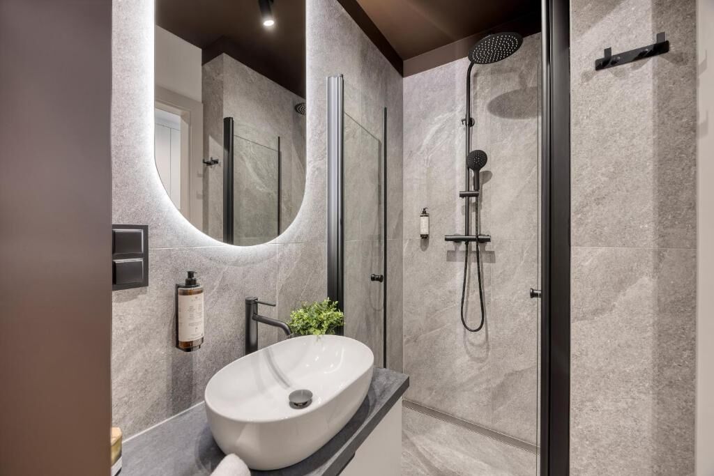 Studiosvit - icke-rökare - luftkonditionering | Badrum