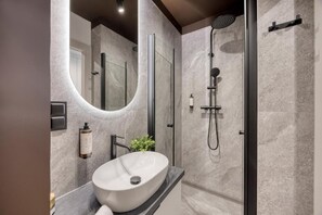 Suíte estúdio, para não fumantes, ar-condicionado | Banheiro