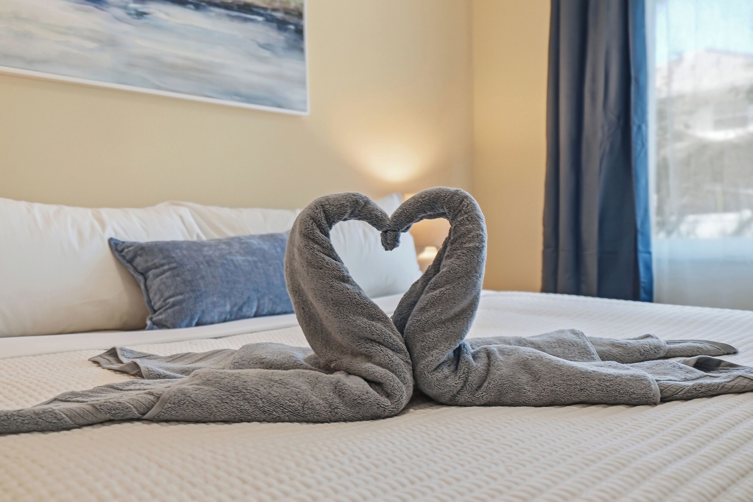 3 soverom, strykejern/-brett, reiseseng for barn og wi-fi (inkludert)