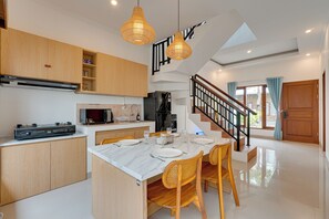 Villa, Balcony, Pool View | Private kitchen | Electric kettle - Villa Taman Seminyak 27 - Seminyak (Seminyak)