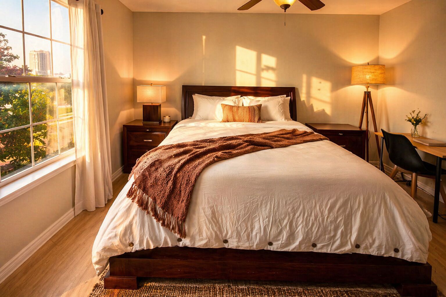 5 bedrooms, iron/ironing board, WiFi, bed sheets