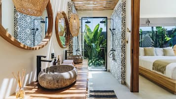 Deluxe Villa, 2 Bedrooms, Private Pool, Pool View | In-room safe, iron/ironing board, free WiFi