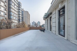 Superior Double Room, Courtyard View | Terrace/patio