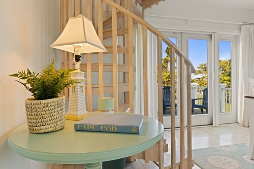 Ocean View Cape Cod Home: Beach Access & Fire Pit