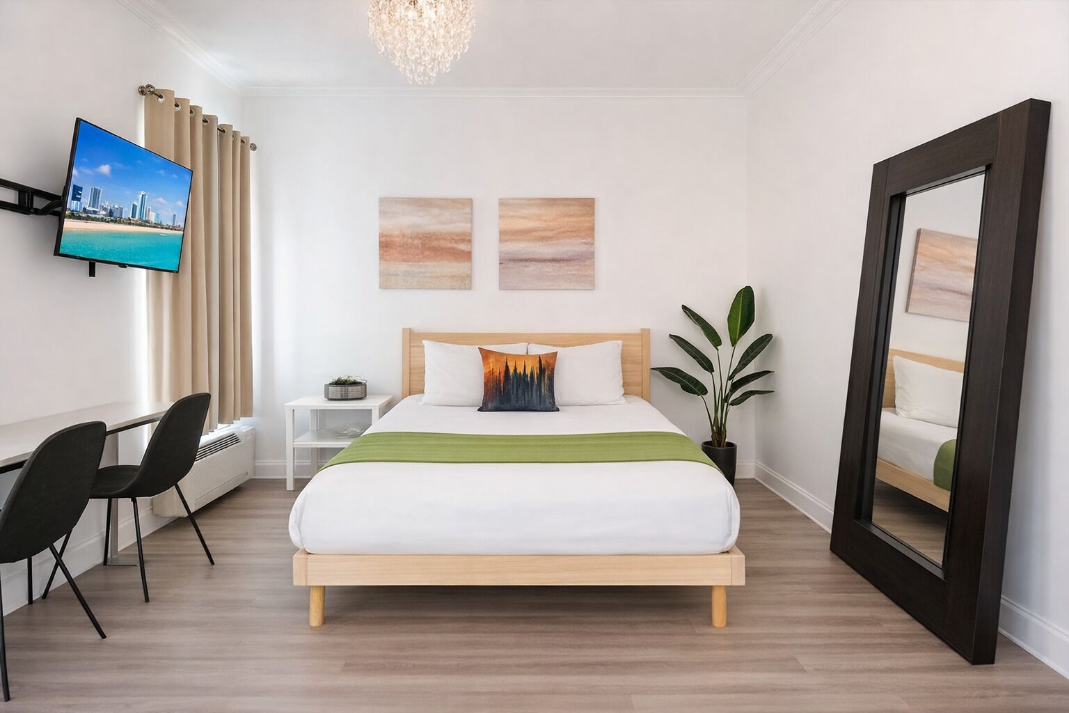 واي فاي مجانًا وملاءات أسرّة