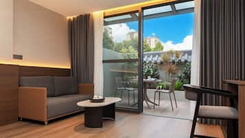 Villa Luxury, vista giardino, al piano terra | Area soggiorno