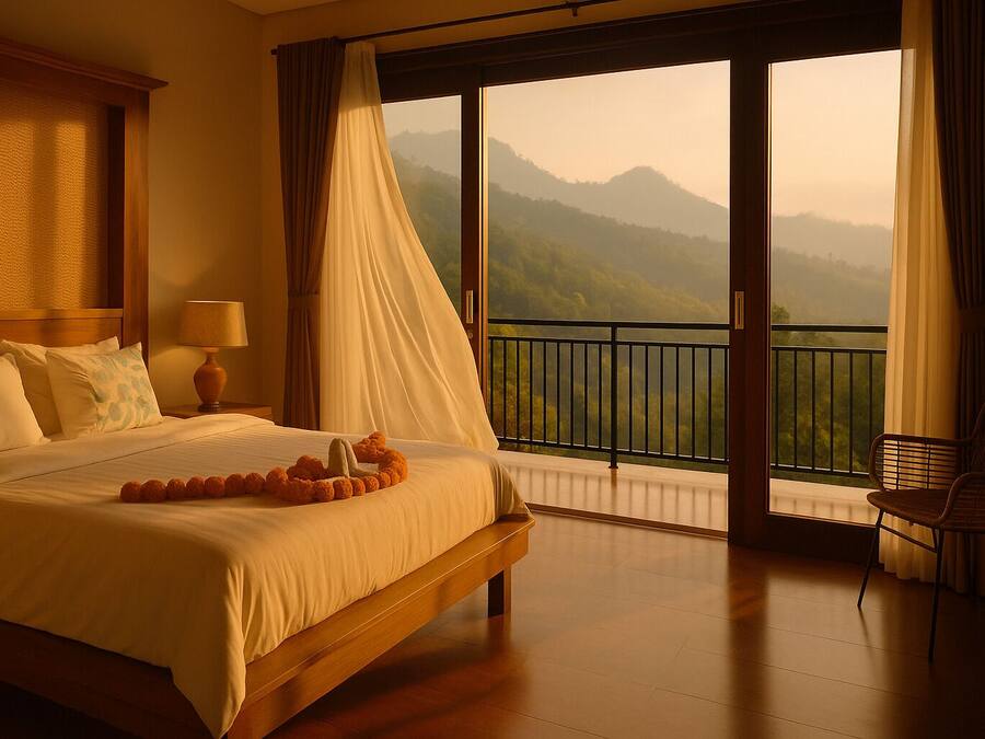 Studio Suite, Balcony, Hill View | Free WiFi