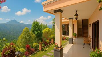 Junior Suite, Balcony, Garden View | Terrace/patio