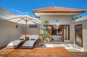 Deluxe Double Room, Pool View | Terrace/patio