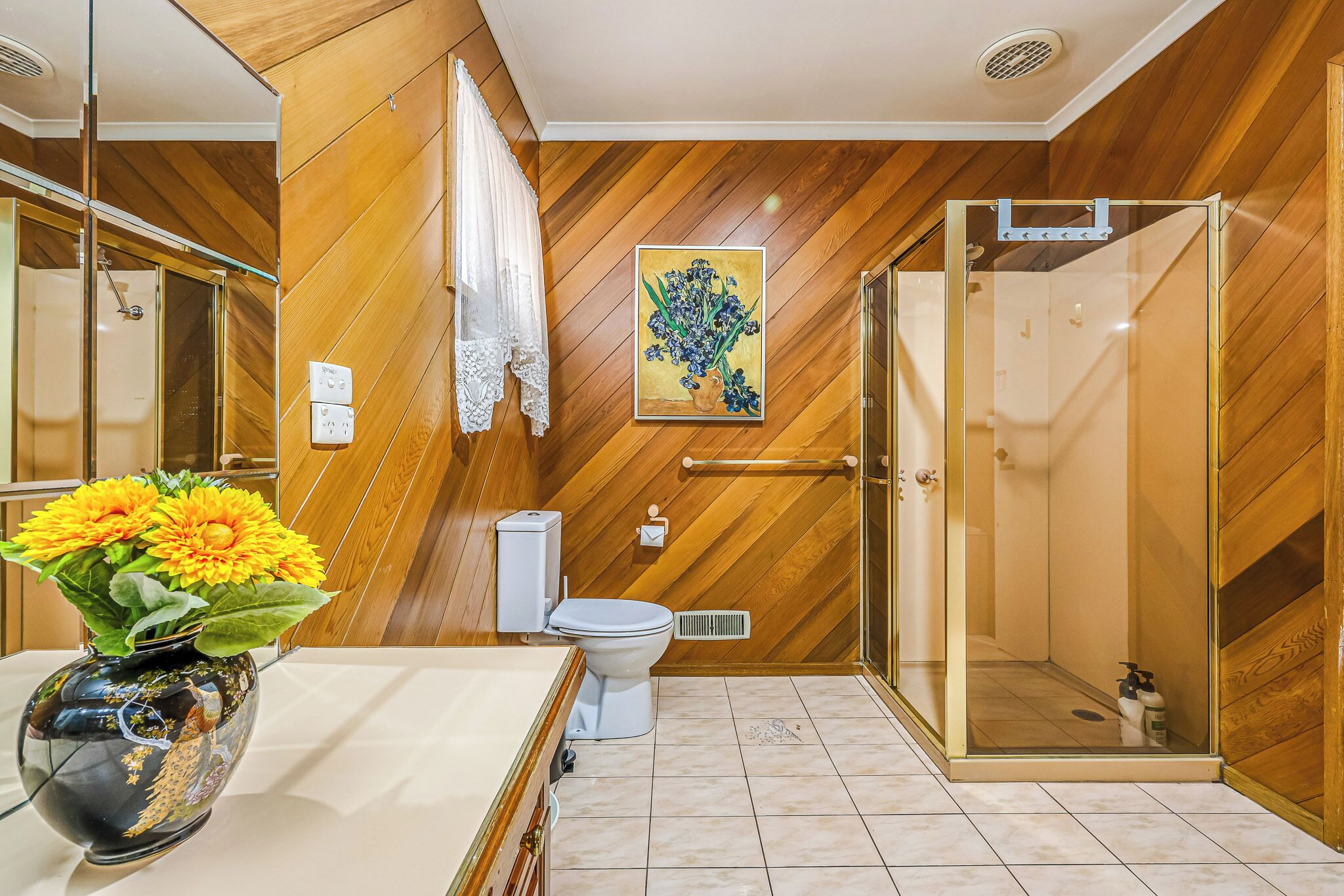 Maison en rangée, vue sur le jardin | Salle de bain