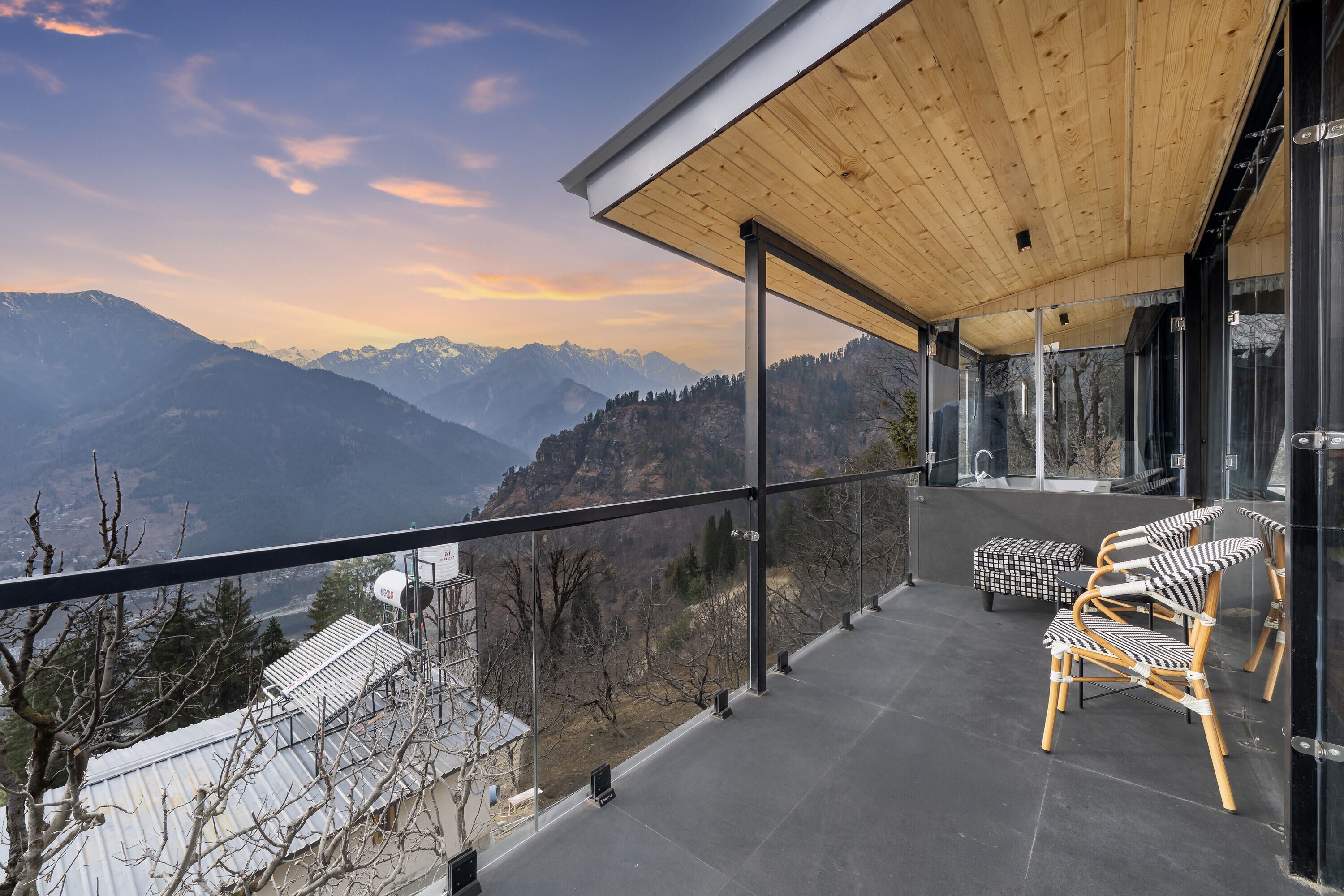 Premium Cabin, Bathtub, Mountain View | Balcony view
