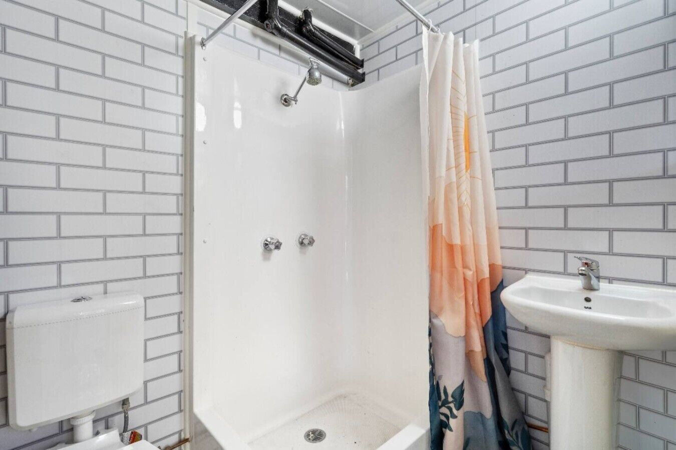 Shower, hair dryer