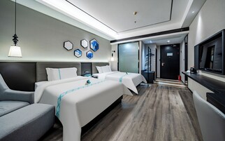 Superior Twin Room | Desk, laptop workspace, blackout drapes, soundproofing