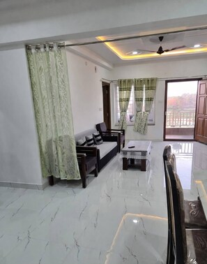 Apartment, 3 Bedrooms, Balcony, City View | Living area - Cooinda - a Relaxed, Welcoming Place in Sainikpuri (Hyderabad)