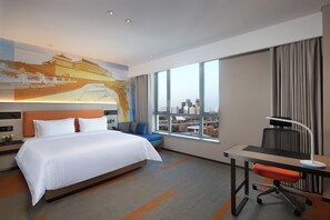 Dobbeltrom for 1 person – business | Skrivebord, skrivebord for bærbar PC og wi-fi (inkludert)