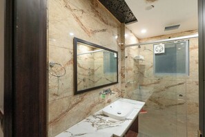 Double Room | Bathroom - Corbett Virasat by Vatsam Resorts (Kaladhungi)