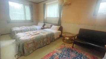 Free WiFi, bed sheets