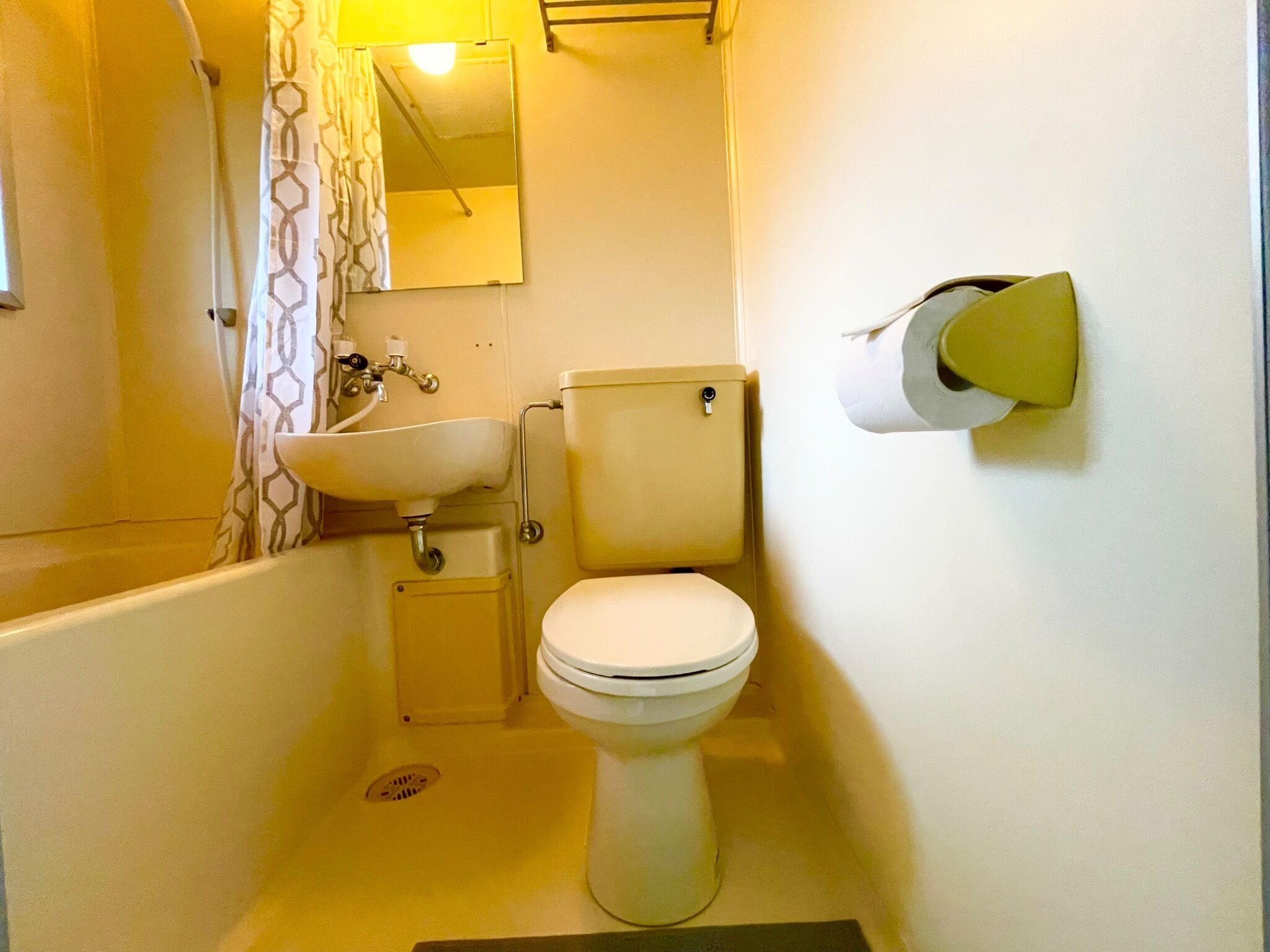 Sèche-cheveux, serviettes fournies