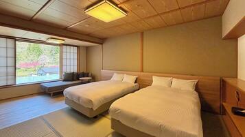 Habitación con 2 camas individuales, para no fumadores (Japanese Modern) | Wifi gratis