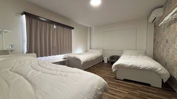 Free WiFi, bed sheets