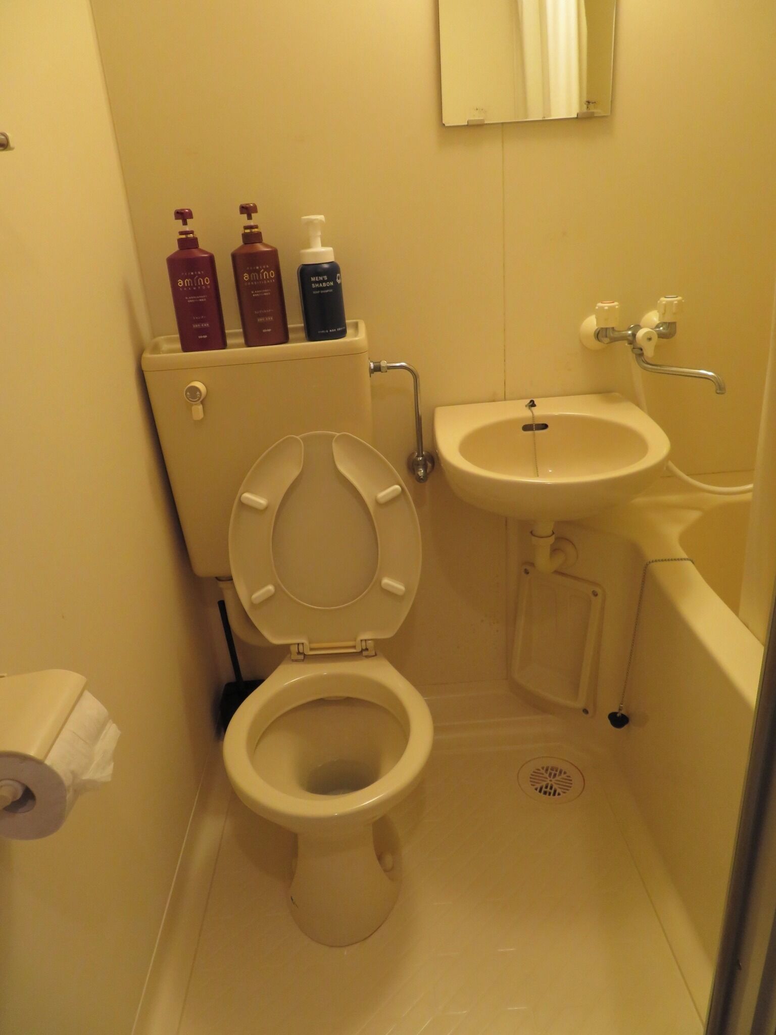 Hair dryer, towels