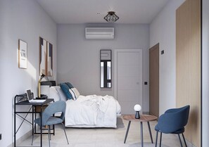 Double Room | Premium bedding, down comforters, desk, laptop workspace - Pension Sant Adria by gaiarooms (Badalona)