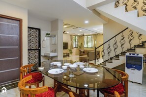 Opções para refeição no quarto