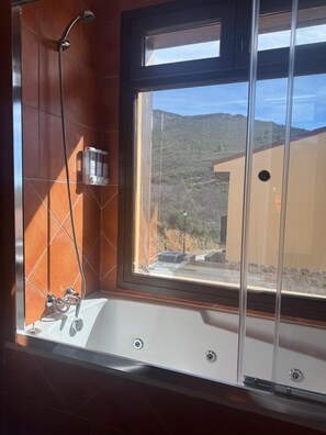 Jetted bath, hair dryer, bidet, towels - House in the mountains (Berzosa del Lozoya)