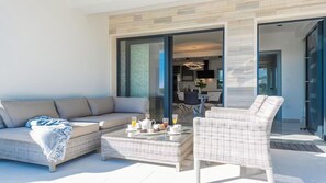 Luxury Villa, Partial Sea View | Garden view