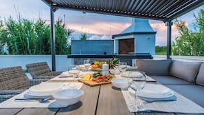 Luxury Villa, Partial Sea View | Outdoor dining - Villa Anna (Privlaka)