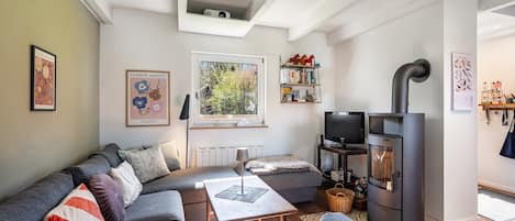 TV, fireplace, table tennis