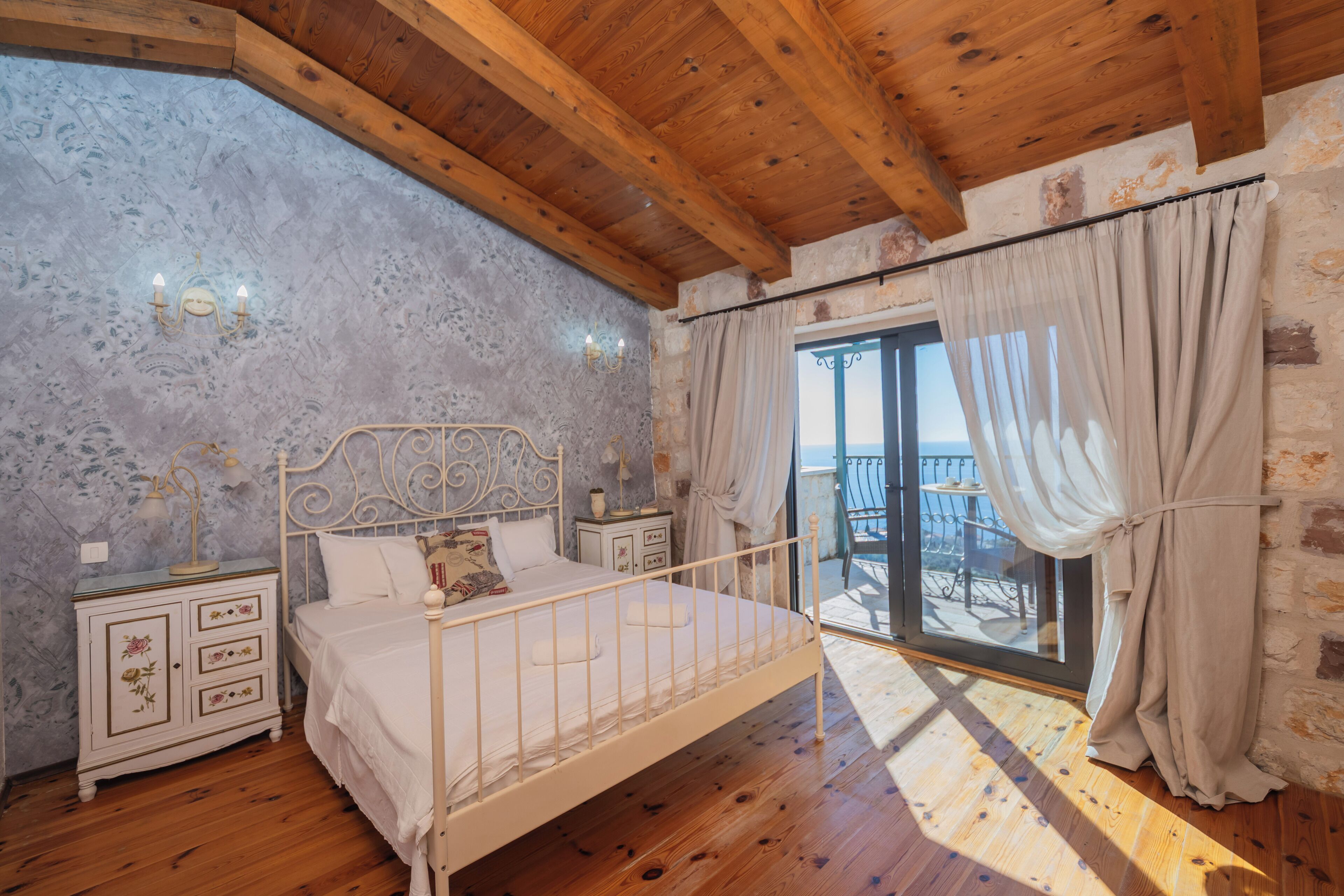 Villa, 2 Bedrooms, Balcony, Sea View | In-room safe, blackout drapes, iron/ironing board, free WiFi