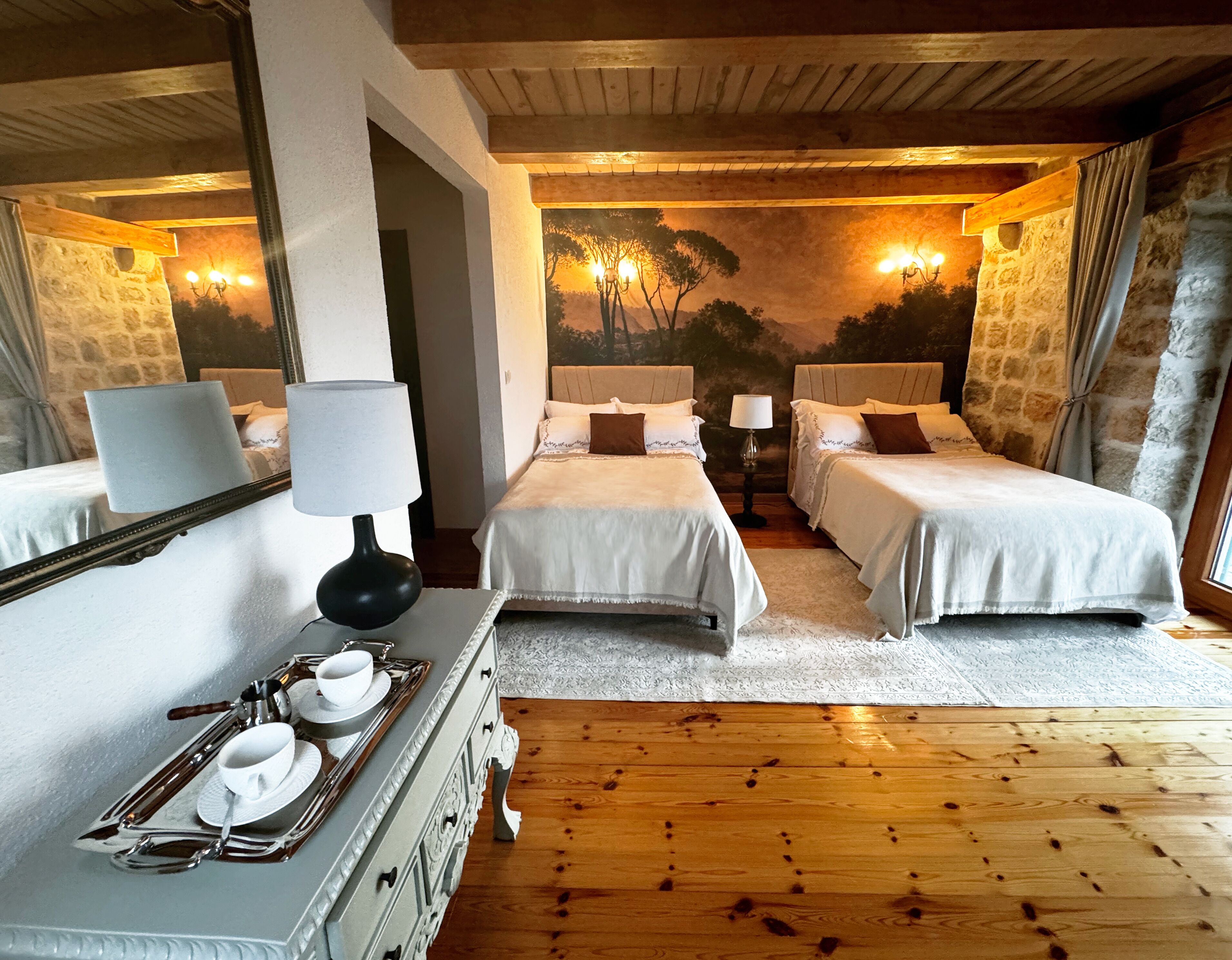 Villa, 2 Schlafzimmer, Balkon, Meerblick | Zimmersafe, individuell dekoriert, individuell eingerichtet