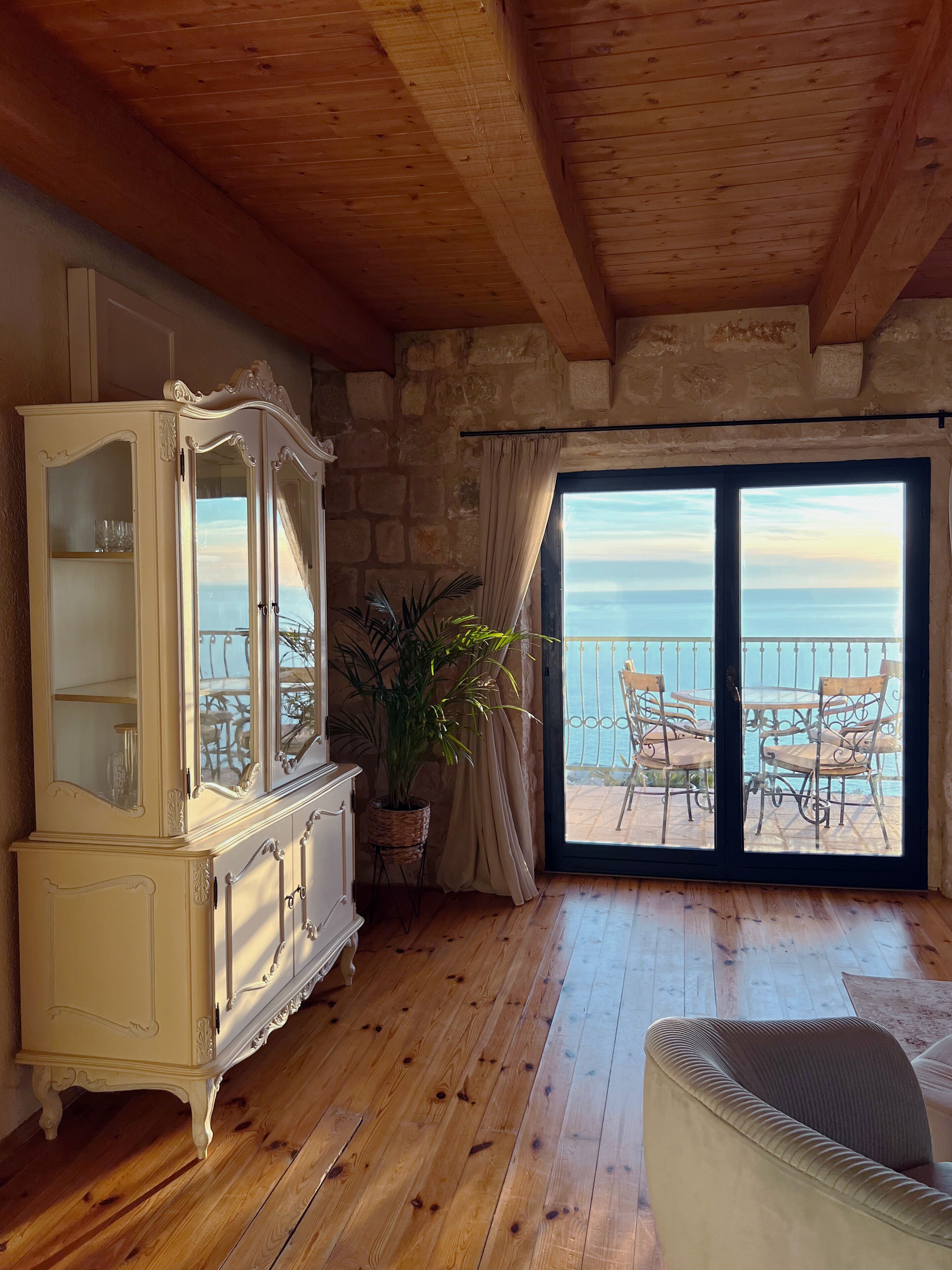 Villa, Balcony, Sea View | Living area